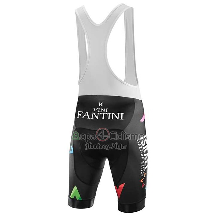 Israel Ciclismo Academy Ropa Ciclismo Culotte Corto 2020 Men Mangas Cortas Azul Claro Blanco